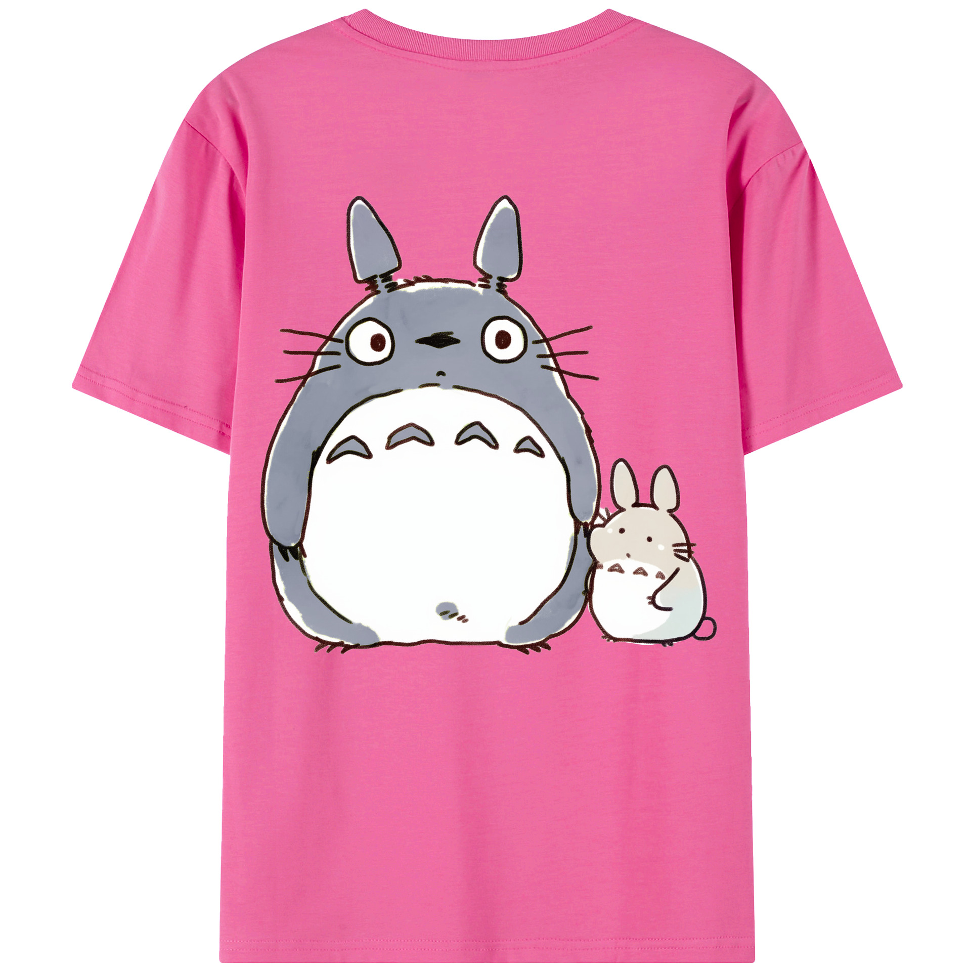 （画像用） となりのトトロ 草壁メイ 草壁サツキ My Neighbor Totoro Satsuki Kusakabe Mei Kusakabe レディース半袖Tシャツ(バックプリント)